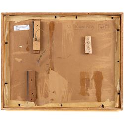 Sir Norman Robert Reid (British 1915-2007): View of a Cottage and Landscape, oil on board unsigned, inscribed verso 26cm x 31cm
Provenance: from the Estate of the Late Mrs Eugene Rosenberg