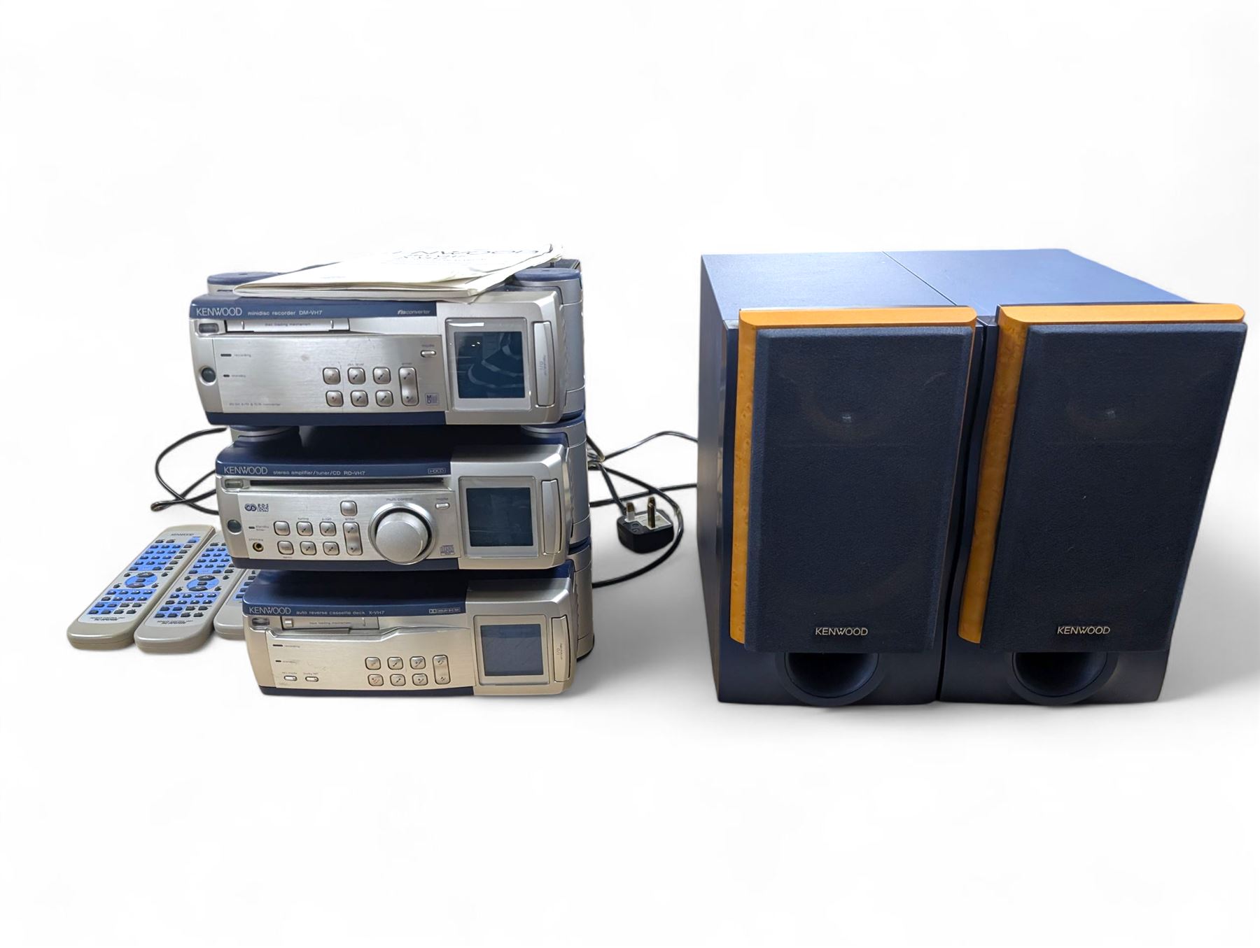 KENWOOD CDMDコンポ　Avino RD-VH7、DM-VH7 KENWOOD CD/MDコンポ DM-VH7 Avino Kenwood RD-VH7 component micro