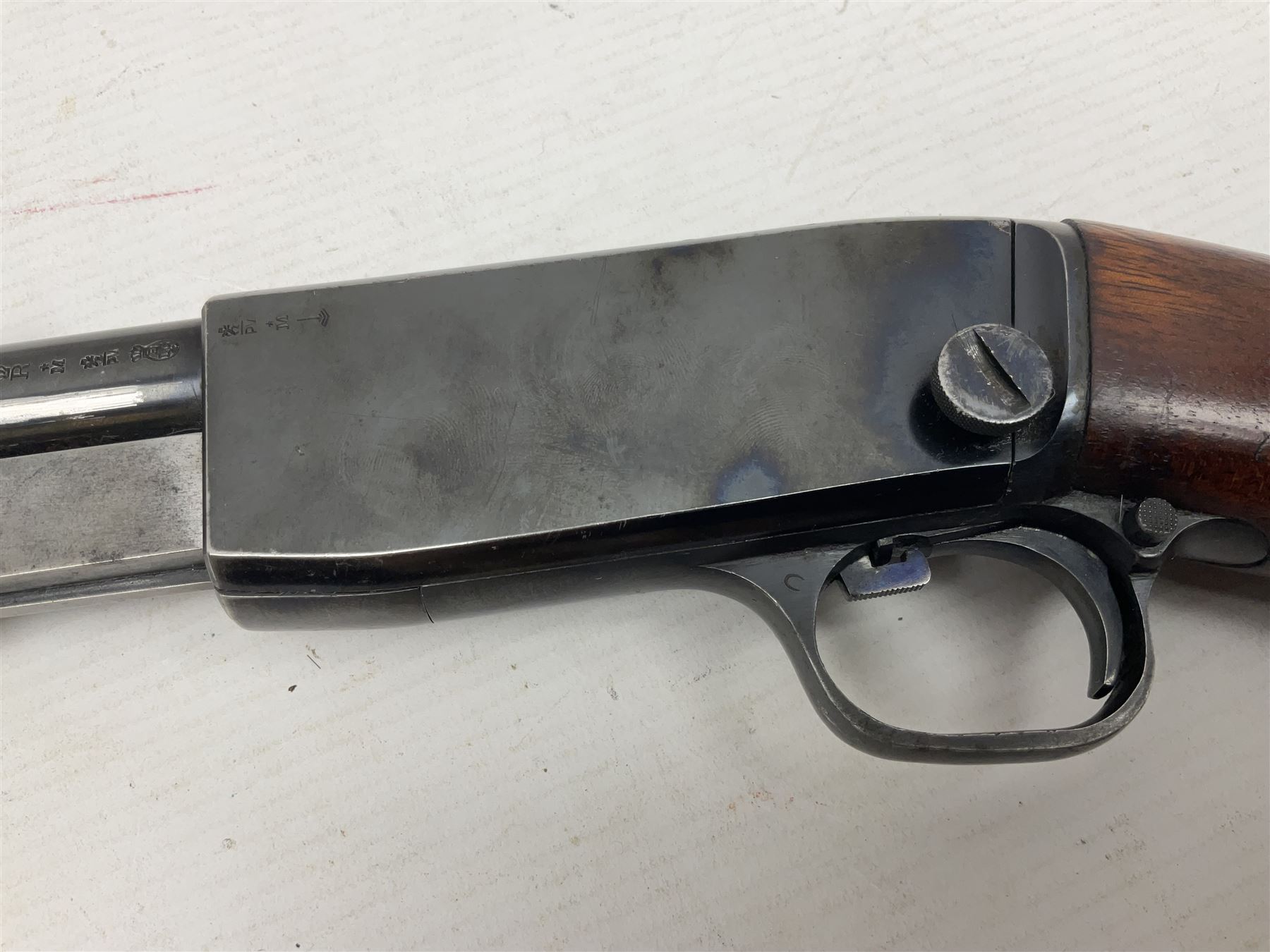 FIREARMS CERTIFICATE REQUIRED - Belgian Browning FN pump action .22 LR rifle, the 56cm(22