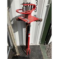 Clarke Strong-Arm CCB1B pipe bender, on stand - THIS LOT IS TO BE COLLECTED BY APPOINTMENT FROM DUGGLEBY STORAGE, GREAT HILL, EASTFIELD, SCARBOROUGH, YO11 3TX
