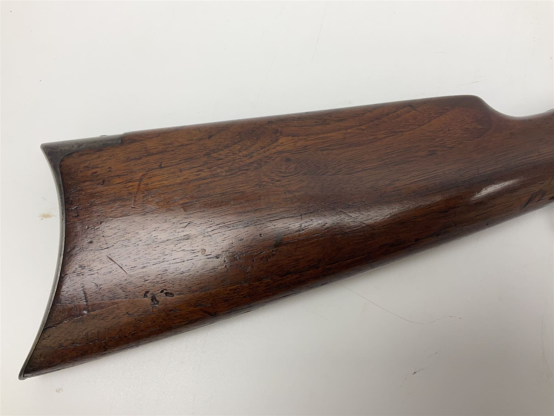 UNPROOFED SO RFD ONLY - late 19th century Winchester Model 94 lever action rifle in refinished condition, 32/40 cal.,the 61cm (24