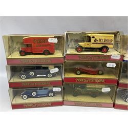Matchbox - twelve Models of Yesteryear and two Dinky Collection die-cast models; all boxed; and quantity of unboxed Matchbox models 