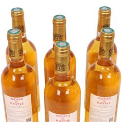 Madame de Rayne 2013 Sauternes, 750ml, 13.5% vol, six bottles