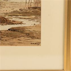William Joseph Boyes (British 1871-1919): On the River Llugwy - North Wales, watercolour signed and dated 1902, titled verso; together with William Henry Earp (British 1831-1914): Loch Leven, watercolour signed, titled verso max 36.5cm x 34cm (2)