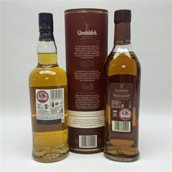 Glenlivet, Founders Reserve, single malt Scotch whisky, 70cl, 40% vol and Glenfiddich, 15 year old Solera Reserve, single Scotch whisky, 70cl, 40% vol