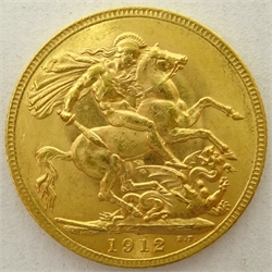 1912 gold full sovereign  