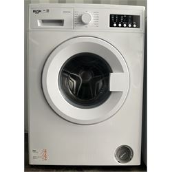 Bush WMNB712EW washing machine  - THIS LOT IS TO BE COLLECTED BY APPOINTMENT FROM DUGGLEBY STORAGE, GREAT HILL, EASTFIELD, SCARBOROUGH, YO11 3TX