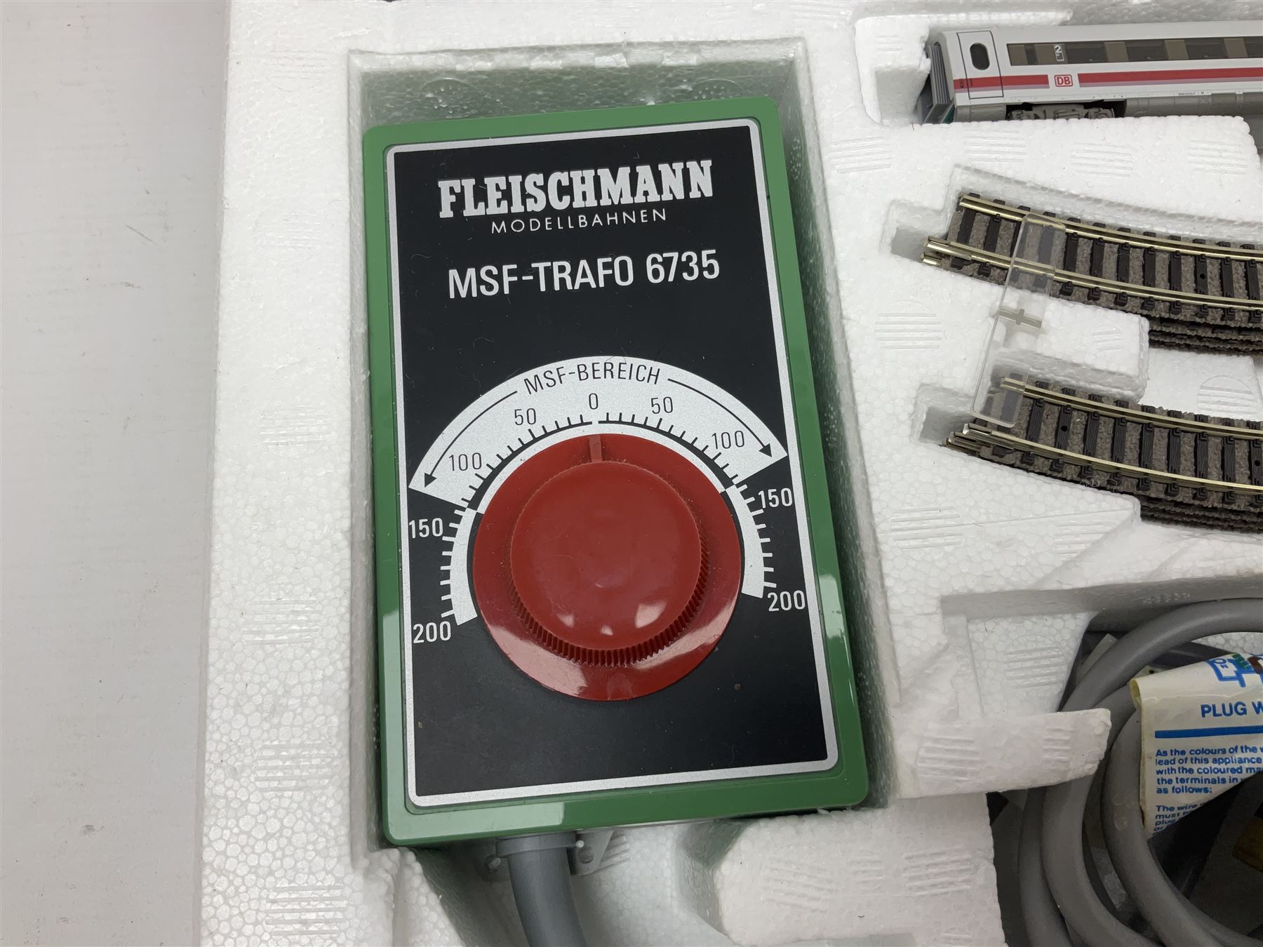 Fleischmann 'N' gauge 'Piccolo' - No.9381 ICE 2 (InterCity Express) Start Set; boxed