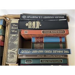 Folio Society; twenty eight volumes, including The Seven Year War, The Boer War, The Ottoman Empire, The Moons a Balloon, Captain Cooks Voyages etc 