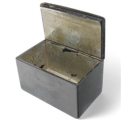 Russian lacquer rectangular box with hinged cover decorated with figures in a horse drawn cart L16cm