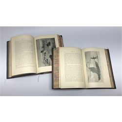  Nansen Fridtjof: Farthest North. 1898 George Newnes. Two volumes. Photographic illustrations and folding map. Half leather binding with gilt panelled spines (2)  