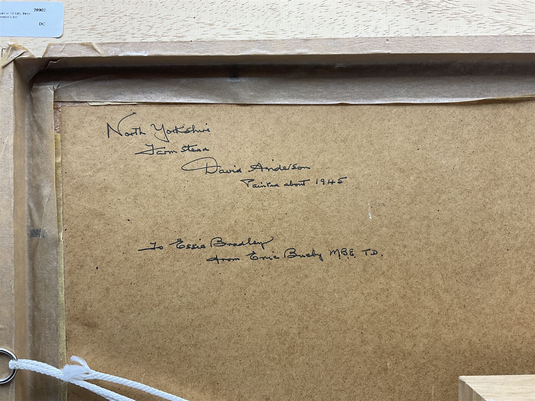 David R Anderson (British 1884-1976): 'First Light' 'Thorpe' and 'North Yorkshire Farmstead', set of three watercolours signed, titled verso max 35cm x 45cm (3)