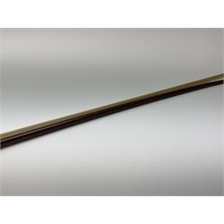 French Mirecourt violin c1920s with 36cm one-piece maple back and ribs and spruce top, labelled Jermone Thibouville-Lamy, L59cm, in fitted carrying case with German bow and 1984 valuation certificate by Frome Valley Music