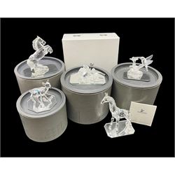Five Swarovski Crystal figures, comprisi