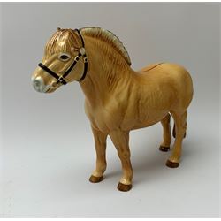 A Beswick figure, modelled as a Norwegian Fjord horse, model no 2282, with printed mark beneath,