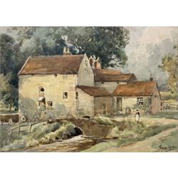George Sykes (British 1863-1942): Country Cottage, watercolour signed 25cm x 35cm
