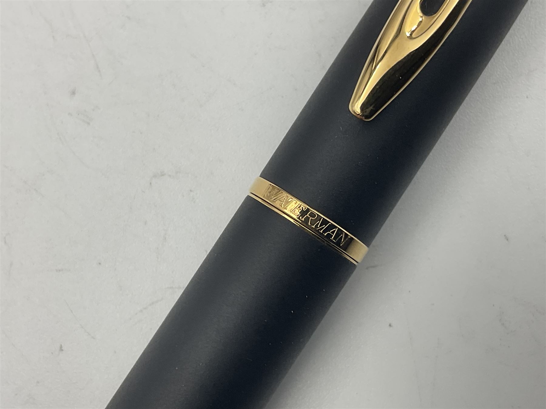 Waterman Hemisphere fountain pen and matching ballpoint pen, both in presentation boxes