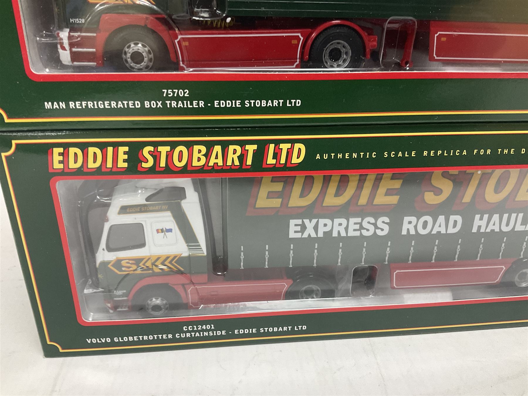 Corgi 1/50 - MAN Curtainside Eddie Stobart Ltd - Diecast 75804, Occasion