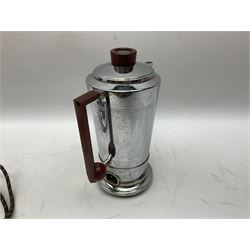 1930's design, chrome Swan electric kettle, by Bulpitt & Sons, Birmingham
