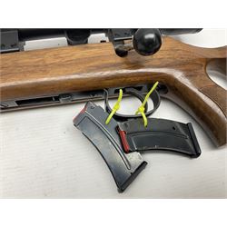 SECTION 1 FIREARMS CERTIFICATE REQUIRED - LEFT HANDED J.G. Anschutz .22 long round bolt action rifle, the 36cm (14