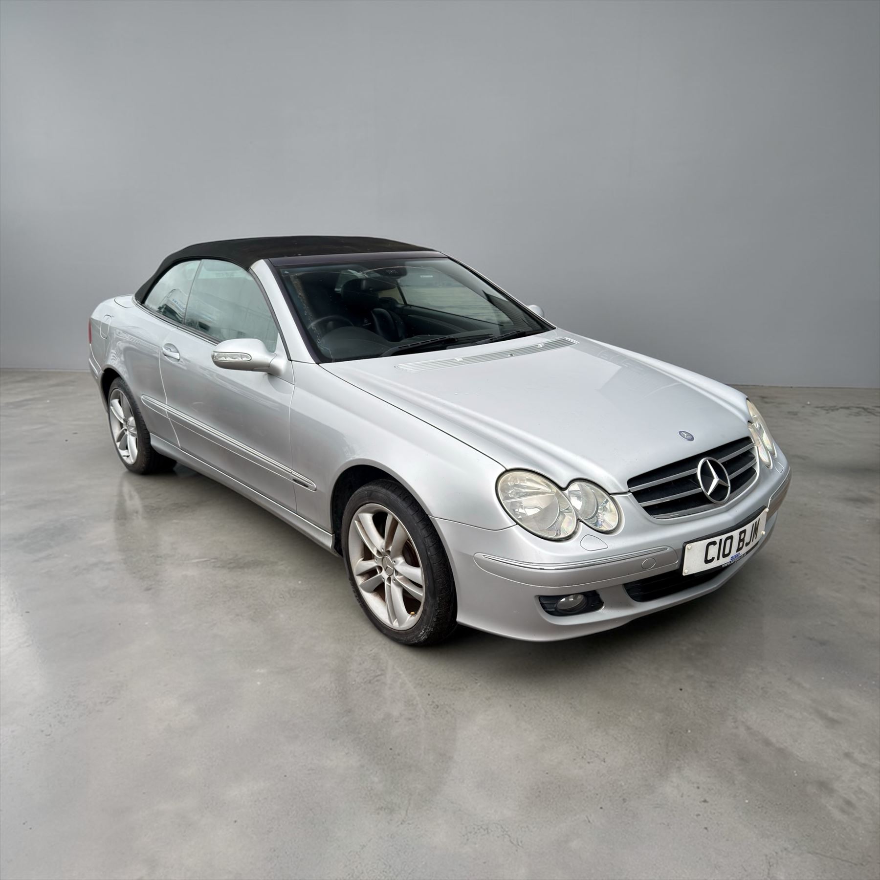 Mercedes-Benz CLK Cabriolet 280 Avantgarde, 3 Litre petrol, automatic, 2006, 2dr, 74500 Miles, convertible, silver, (C10 BJM)