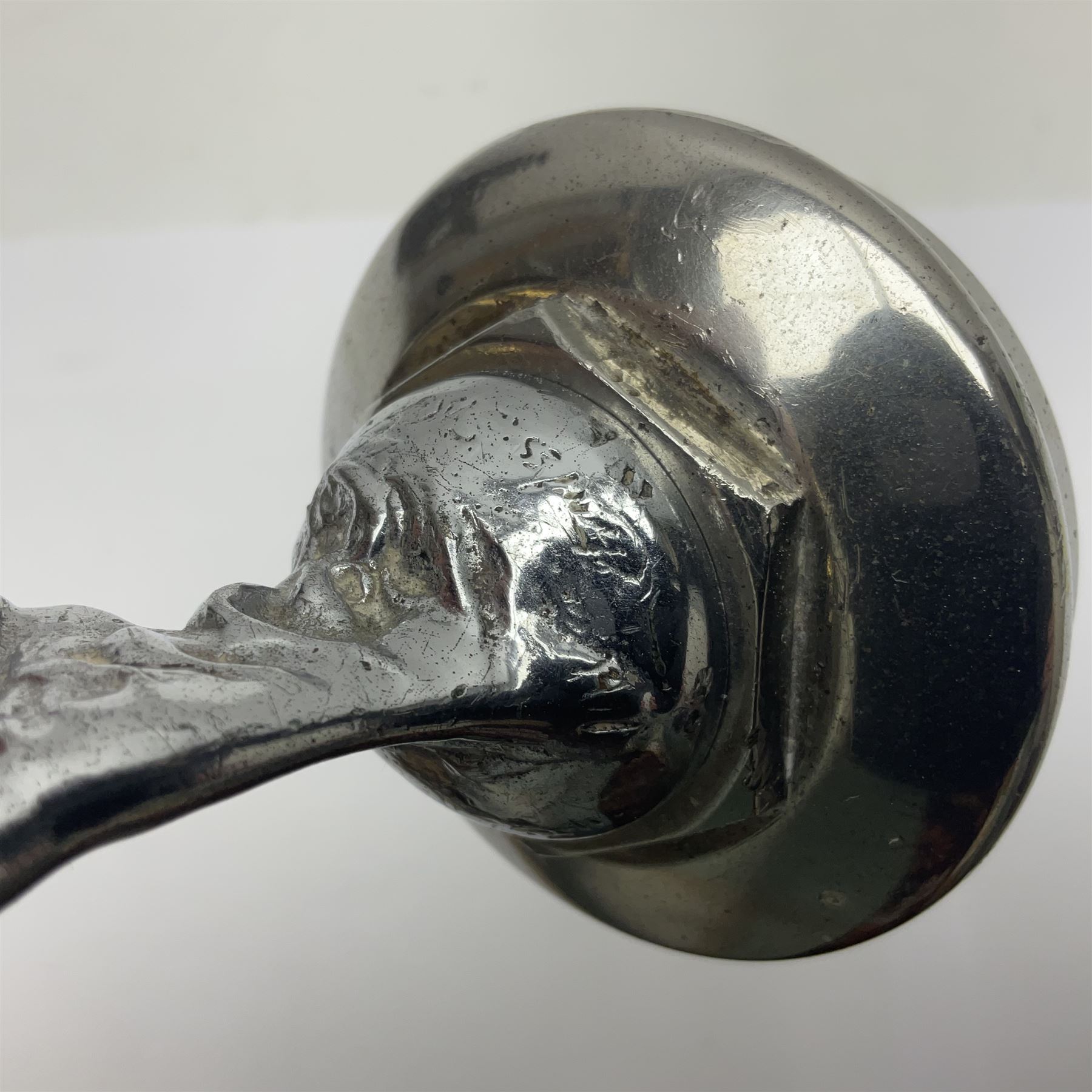 Rolls Royce Spirit of Ecstasy car mascot, signed Charles Sykes and dated 6.2.11 to the base, H16cm