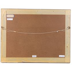 Angus Bernard Rands (British 1922-1985): Robin Hood's Bay and Country Scenes, three watercolours (one unframed painted recto and verso) signed, 34cm x 50cm