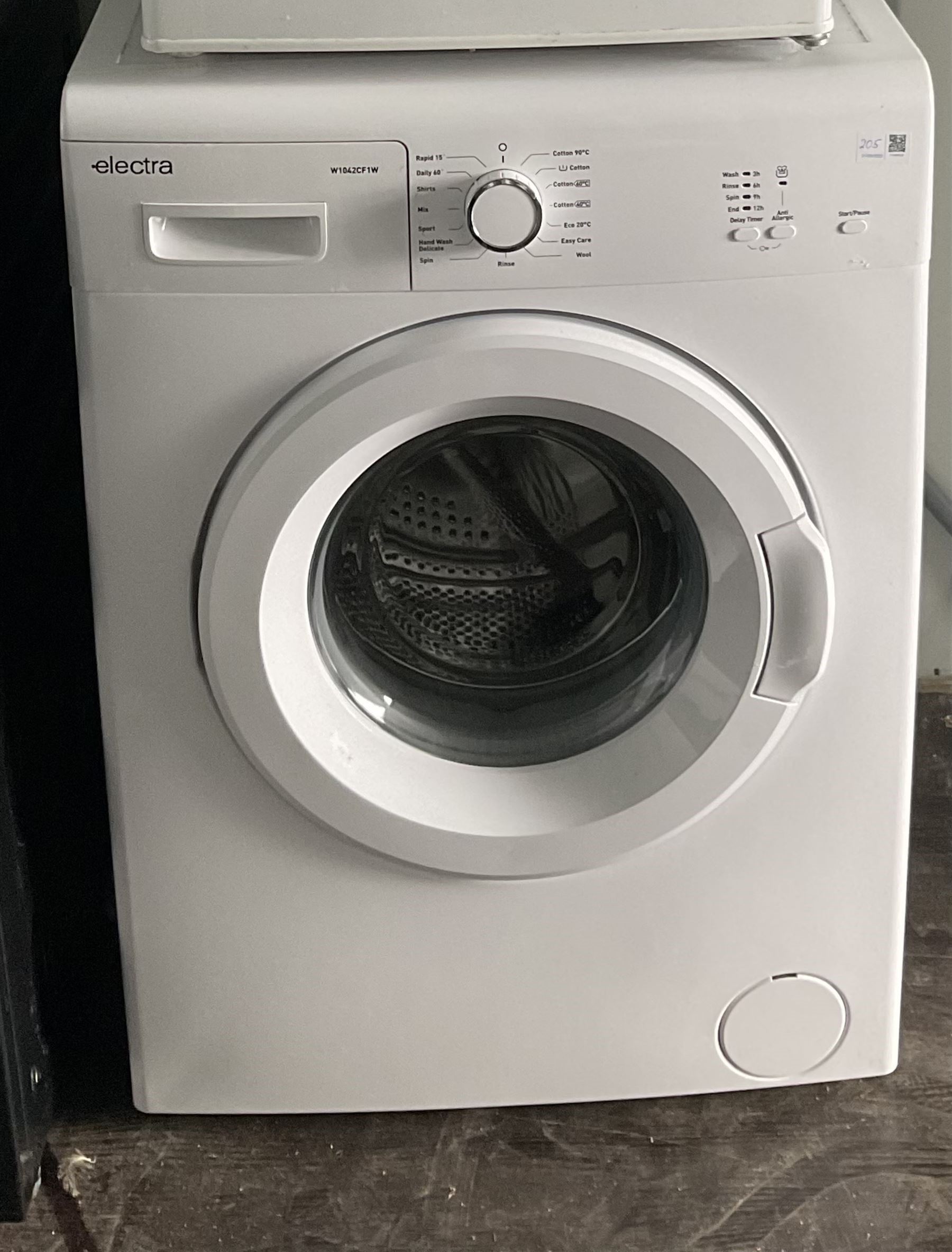 Argos AUCL4884W, under counter fridge with Electra W1042CF1W washing machine  - THIS LOT IS TO BE COLLECTED BY APPOINTMENT FROM DUGGLEBY STORAGE, GREAT HILL, EASTFIELD, SCARBOROUGH, YO11 3TX