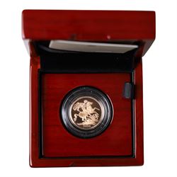 King Charles III 2024 gold proof full sovereign coin, cased and boxed with certificate