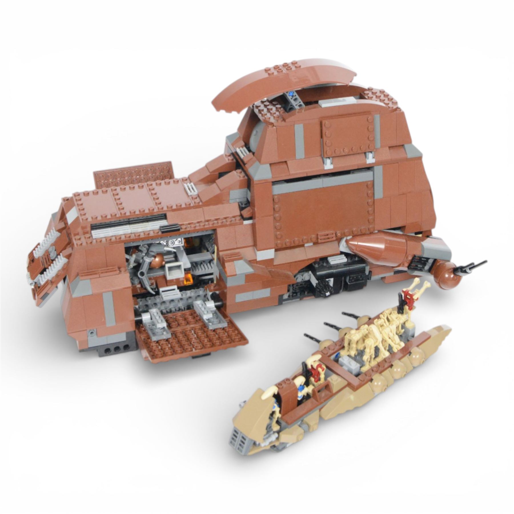 Lego Star Wars Trade Federation MTT no. 7662, built, with box and instructions