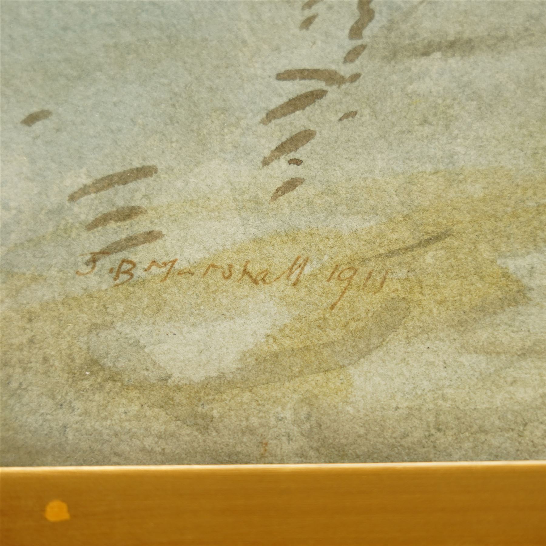 John Blyth Marshall (British 1898-1930): 'Mouth of the Lossie' (Lossiemouth) Scotland, pair watercolours signed and inscribed 24cm x 34cm (2)