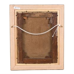 Sherborne (British mid 19th century): The Fishergirl, oil on canvas signed and dated '58, 44cm x 34cm