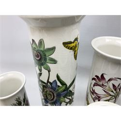 Quantity of Portmeirion The Botanic Garden pattern storage jars of various sizes, planters, vases etc (approx 47)  