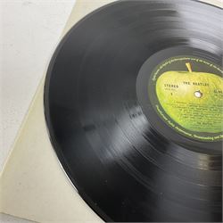 The Beatles White album vinyl record, with side opening gatefold sleeve, Apple Records, Stereo, SLPEA-1007 and 1008, YEX 710, 711 and 712