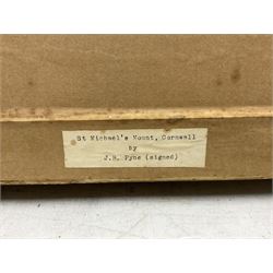 James Baker Pyne (British 1800-1870): 'St. Michael's Mount Cornwall', oil on canvas laid on board signed 37cm x 47cm