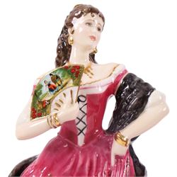 Two Royal Doulton figures, Carmen HN3993 and Mantilla HN2712