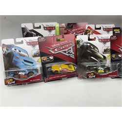 Disney Pixar 'Cars' - thirty-four Mattel carded die-cast models; all in unopened blister packs (34)