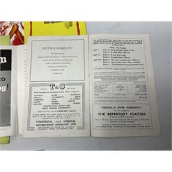 Over thirty theatre programmes 1940s and later including various London theatres - Apollo, Adelphi, Savoy, Drury Lane, Palace, Prince Edward, Vaudeville, Palladium etc, Folies Bergere and others