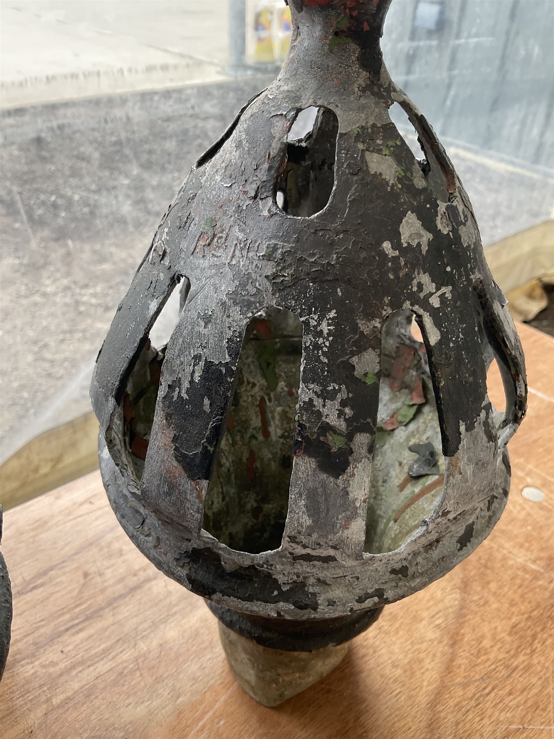 Antique lead soil pipe finials - THIS LOT IS TO BE COLLECTED BY APPOINTMENT FROM DUGGLEBY STORAGE, GREAT HILL, EASTFIELD, SCARBOROUGH, YO11 3TX