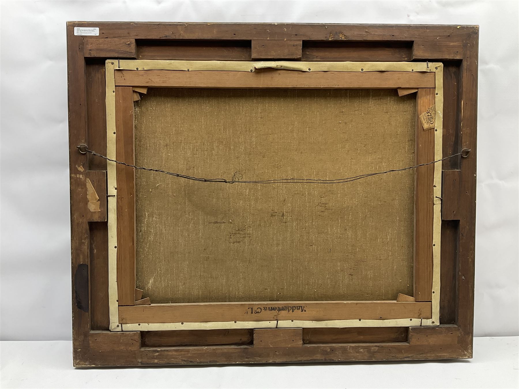 Eleanor Barbara Georgina Shiffner (British 1896-1982): The Meet, oil on canvas signed 60cm x 75cm
Notes: animal, landscape and portrait artist born at Rossington, Yorkshire. Studied Byam Shaw School and RA Schools