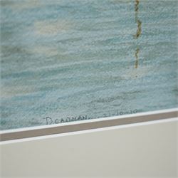 David Cadman (British Contemporary): 'The Thermopylae Leaving Foochow', watercolour signed and dated, titled on the mount 54cm x 74cm