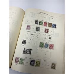 Great British and World stamps including Australia, Barbados, Belgium, Bermuda, Ceylon, Gold Coast, Iraq, Jamaica etc, in five folders / albums