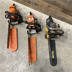Stihl MS260, Stihl MS026,  Talon MS40A petrol chainsaws