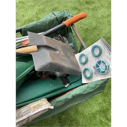 Garden trolley with gardening tools - THIS LOT IS TO BE COLLECTED BY APPOINTMENT FROM DUGGLEBY STORAGE, GREAT HILL, EASTFIELD, SCARBOROUGH, YO11 3TX