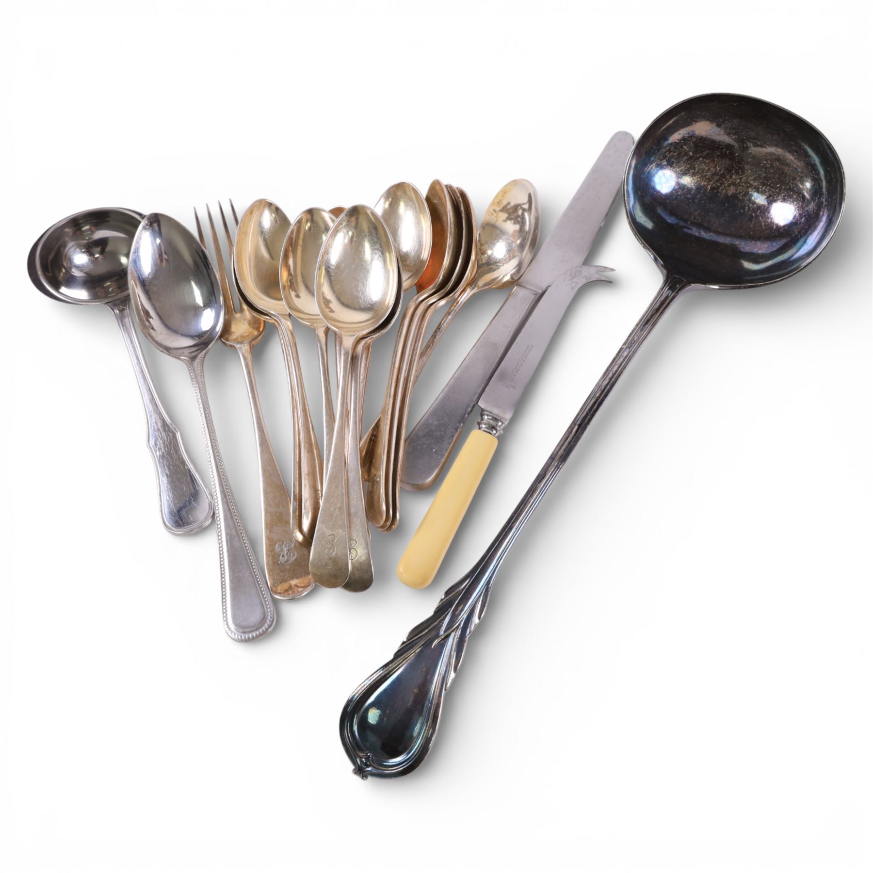 Austin Sculpture bronzed resin modelled as a woman on horseback, together with Darlington decanter, pair of candlestick and other collectables  