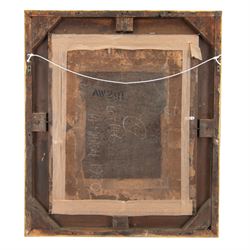 John James Chalon (British 1778-1854): Wooded Landscape with Lovers at a Gate, oil on panel 47.5cm x 37.5cm
Provenance: Sale, Christie's, British and Continental pictures, March 14th 1980, Lot 146
