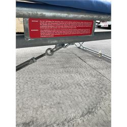 EuroTramp professional folding trampoline, 5m x 3m x 110cm high - THIS LOT IS TO BE COLLECTED BY APPOINTMENT FROM DUGGLEBY STORAGE, GREAT HILL, EASTFIELD, SCARBOROUGH, YO11 3TX