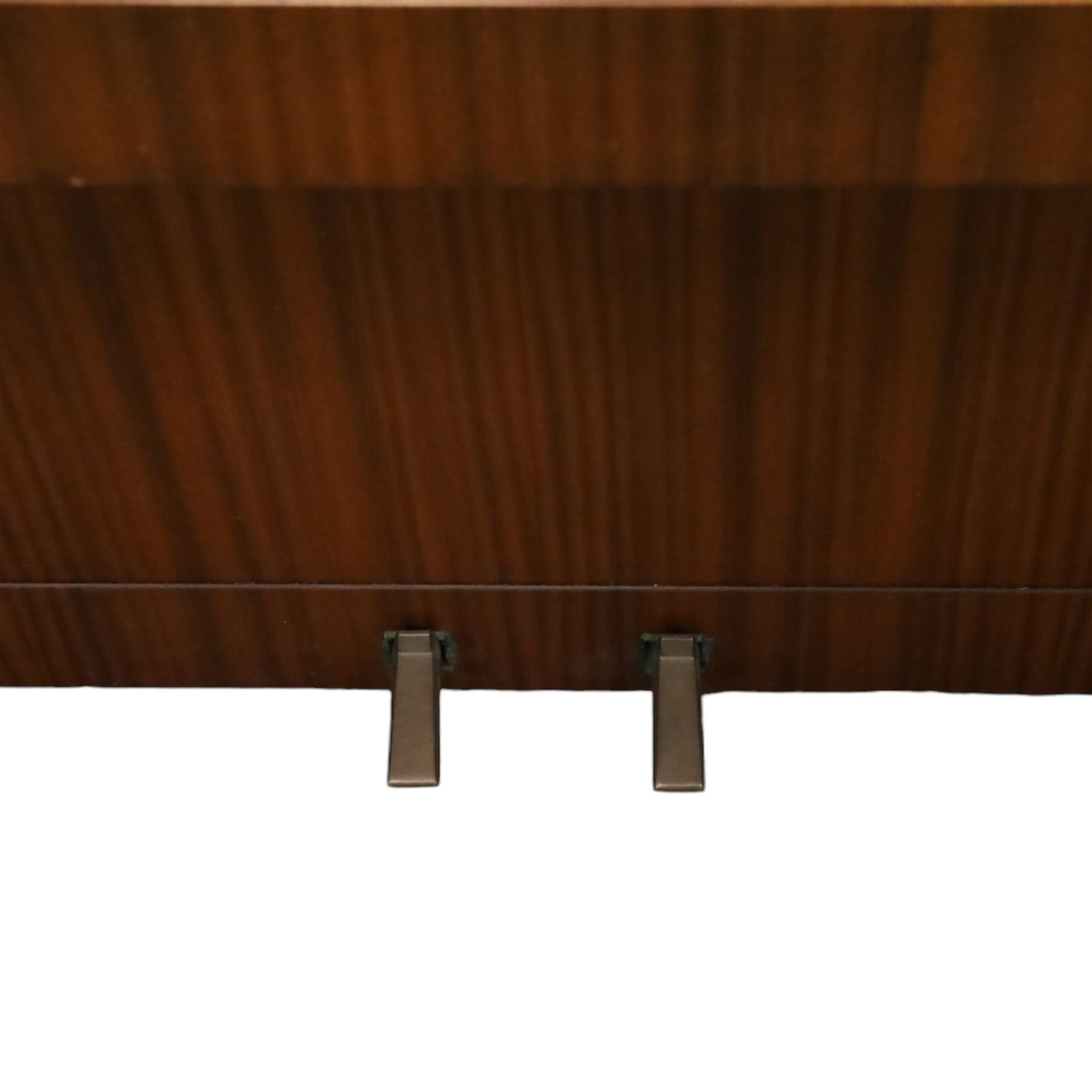 1970s Bentley upright piano, with teak effect veneer, serial no. 138837, H100cm