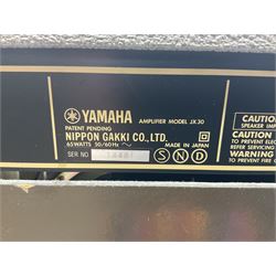 Yamaha JX30 guitar amplifier in brown case, serial no.14481; L47cm