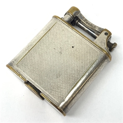 A Dunhill silver plated cigarette lighte